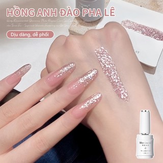 Miss Gooey Đặc Biệt Hoa Anh Đào Hồng Kim Cương Giả Gel Sơn Móng Tay 2026 Hợp Thời Trang Cao Cấp Kim Cương Giả Gel