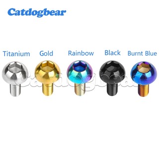 Catdogbear Titanium Bolt M6x17mm Đầu bán nguyệt Thích hợp cho phụ tùng xe đạp và xe máy