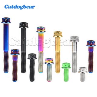 Catdogbear Bạc đạn Titan Grade TC4/GR5 M6x10---75mm đa chiều, phù hợp sửa chữa và nâng cấp xe đạp ngoại thất