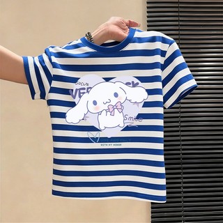 Áo thun NASA Cinnamoroll in hình, vải Cotton 100% thoáng mát, kiểu dáng rộng unisex, giao hàng trong 24 giờ
