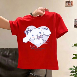 Áo thun NASA Cinnamoroll in hình, vải Cotton 100% thoáng mát, kiểu dáng rộng unisex, giao hàng trong 24 giờ