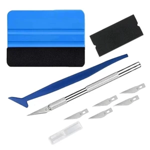 Vinyl Bọc Đèn Ô Tô Miếng Dán Dụng Cụ Vinyl Cạp Phim Squeegee Vinyl Thìa Bộ Dụng Cụ Thủ Công Chính Xác Dao Cửa Sổ Tinting Dụng Cụ