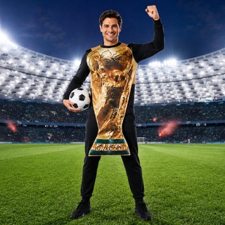 Nam 2026 FIFA World Cup Cúp Trang Phục Người Lớn Giải Vô Địch Bóng Đá Cúp Cosplay Trang Phục Tiệc Halloween Carnival Trang Phục