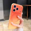 Ốp lưng cứng mờ Gradient / viền trái tim tương thích cho iPhone 15 pro max 16 pro max 17 pro max Cover