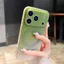 Ốp lưng cứng mờ Gradient / viền trái tim tương thích cho iPhone 15 pro max 16 pro max 17 pro max Cover