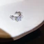 Bộ vòng bít tai tông màu bạc với ngọc trai & Cubic Zirconia, Bông tai không cần xỏ khuyên có thể xếp chồng lên nhau, Vòng bít tai tinh tế tối giản dành cho nữ
