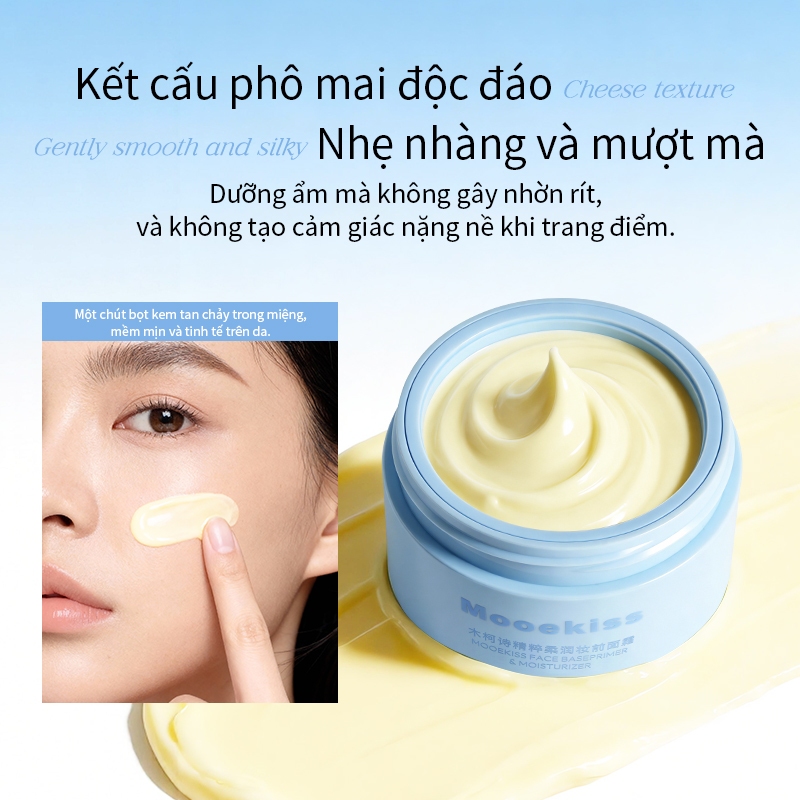 Kem Lót Mooekiss Essence, Dưỡng Ẩm, Làm Mịn Da, Thu Nhỏ Lỗ Chân Lông, Bám Nền, Lâu Trôi