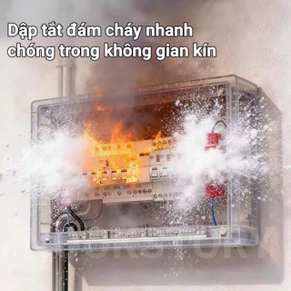 [Giao hàng từ Việt Nam] Thiết bị chống cháy TOOKSTOORY, Bình chữa cháy tự động DIN Rail gia đình, Thiết bị chữa cháy không ô nhiễm thiết kế hai dòng