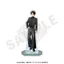 Attack on Titan Black Series Eren Levi Mikasa Acrylic Stand Móc khóa Bộ sưu tập Anime
