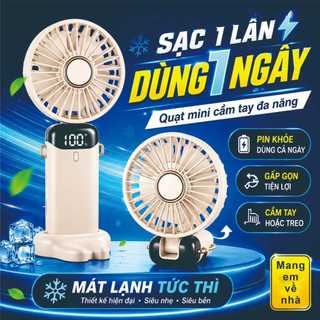 quạt cầm tay viên hương thay thế siêu êm ít tiếng ồn gió mạnh nhỏ gọn để bàn usb mini văn phòng gấp gọn di động đeo cổ ngoài trời tháo rửa được quà học sinh sạc pin pin trâu viên tinh dầu phong cách ins tặng bạn gái tặng bạn thân quà sinh nhật ngày của mẹ