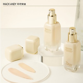 MACK ANDY Matte Liquid Foundation 24H Kem che khuyết điểm kiểm soát dầu lâu trôi cho da nhạy cảm NO.MK1006