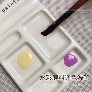 ANNIES Bảng Gốm Keo Smudge Palette Bút Rửa Bút Đa Năng