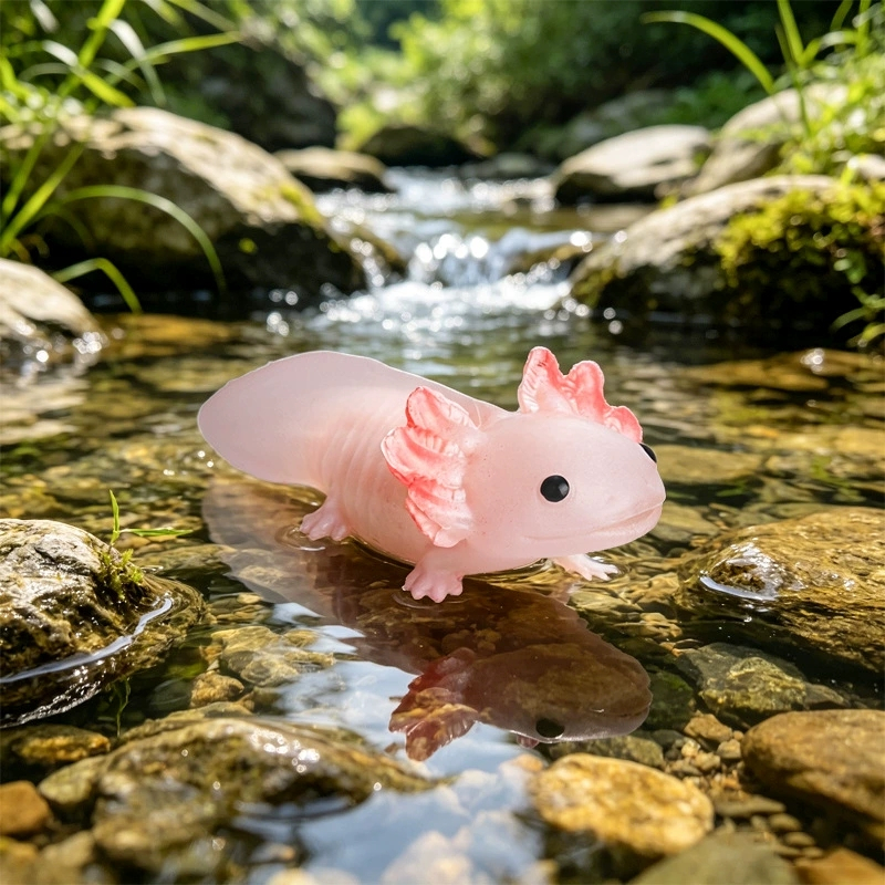 Bò mô phỏng mô hình động vật bán đồ chơi khủng long lục giác kỳ lamander dễ thương nhận thức của trẻ em