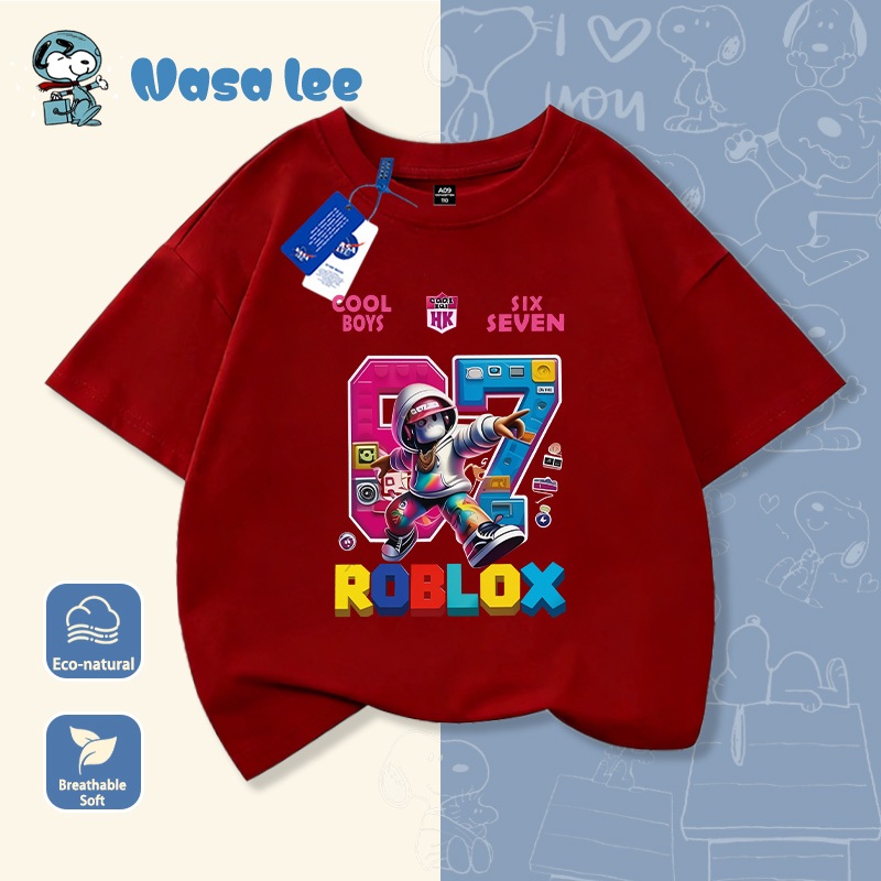 Áo Thun Bé Trai In Hình Robot ROBOX - Áo Đen Phong Cách Anime 2026
