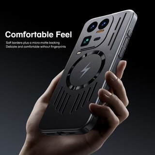 Dành cho VIVO IQOO 15 Ultra 12 15 12 Pro 13 Vỏ điện thoại rỗng tản nhiệt hút từ tính bao gồm chống rơi và chống sốc Vỏ bảo vệ điện thoại