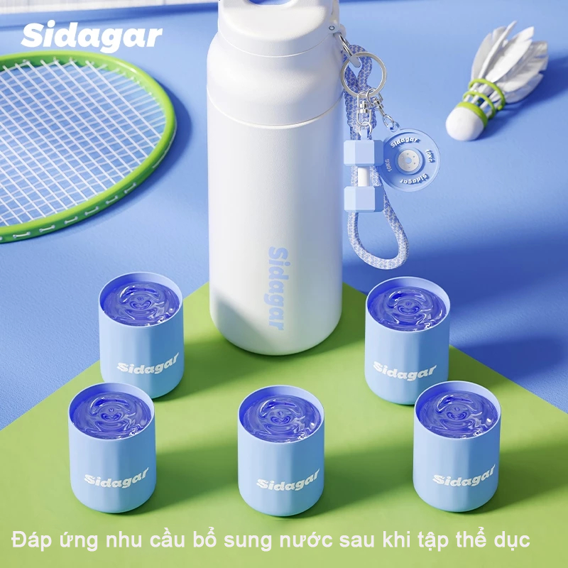 Sidagar Bình Giữ Nhiệt Thể Thao Dung Tích Lớn | Giữ Nóng Lạnh Lâu | Bình Nước Tiện Lợi | BigBuy360 - bigbuy360.vn