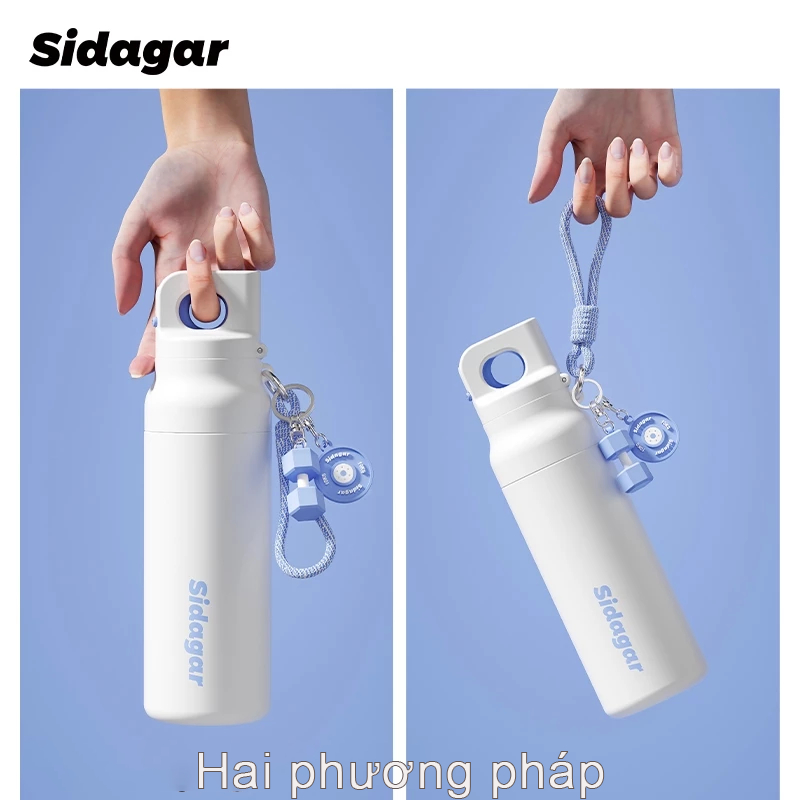 Sidagar Bình Giữ Nhiệt Thể Thao Dung Tích Lớn | Giữ Nóng Lạnh Lâu | Bình Nước Tiện Lợi | BigBuy360 - bigbuy360.vn