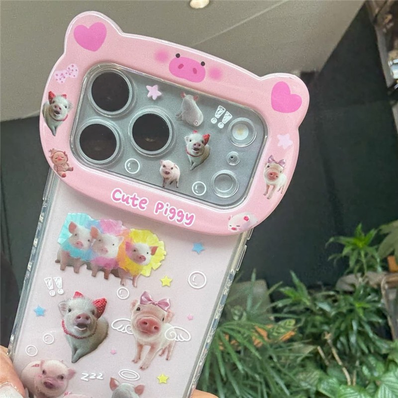 Ốp điện thoại xử lý IMD cho iPhone 17 Pro Max Pig