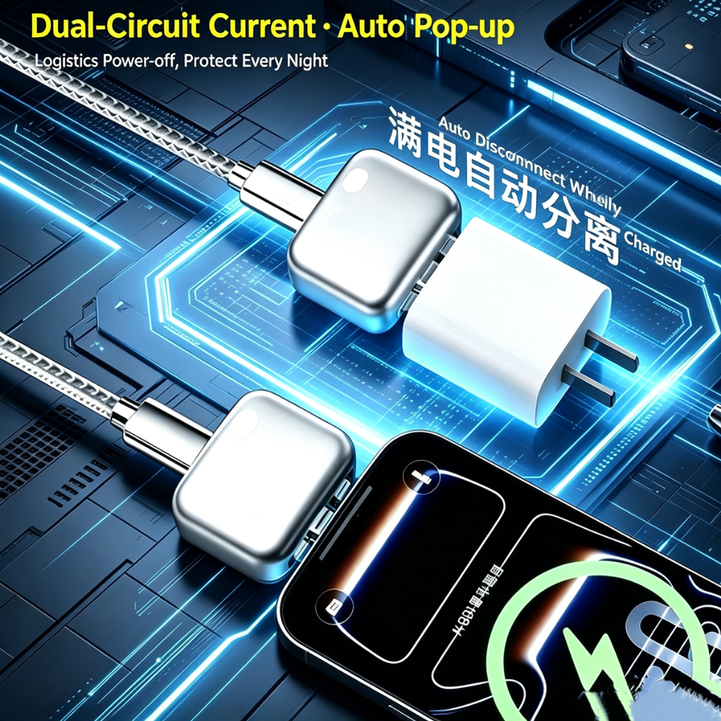 Type-C 140W Bảo vệ pin kết nối vật lý Bảo vệ chống quá tải để sạc qua đêm an toàn Sạc tự động thông minh
