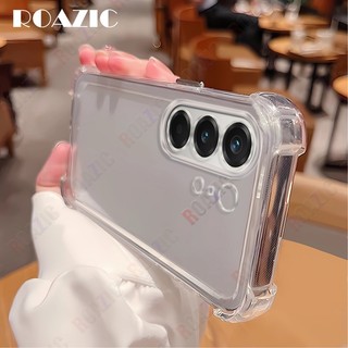 Vỏ điện thoại chống sốc túi khí trong suốt Tương thích với [Tecno Camon 50 Pro / Camon 50 Ultra 5G] Vỏ phụ kiện chống bụi TPU silicon mềm chống mài mòn bốn góc đơn giản ZS01
