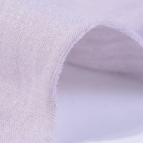Vải Jersey 35% Cotton 65% Polyester Trơn Dệt Kim Mỏng Xuyên Qua DIY Đức Vải Thoáng Khí A0169