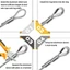 10M-25M PVC Dây thép không gỉ Dây cáp trong suốt Dây thép không gỉ Dây phơi quần áo Lan can Dây an toàn Đường kính 2mm