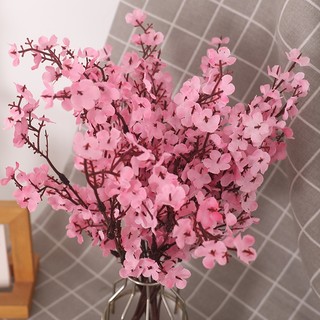 [SALE] Bó hoa lụa hoa anh đào nhân tạo, hoa mận Sakura, trang trí nội thất, tiệc cưới, bình hoa DIY, quà tặng văn phòng