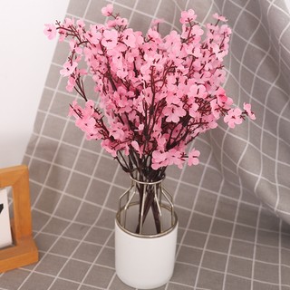 [SALE] Bó hoa lụa hoa anh đào nhân tạo, hoa mận Sakura, trang trí nội thất, tiệc cưới, bình hoa DIY, quà tặng văn phòng