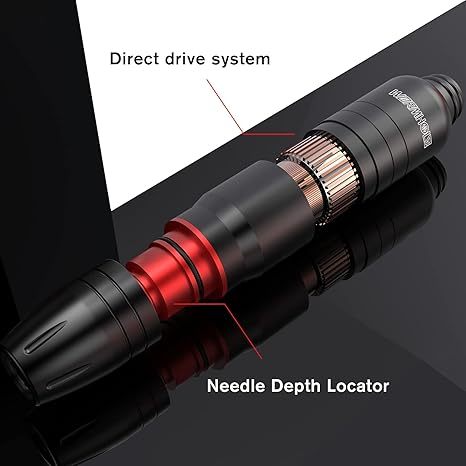 Bút xăm quay Wormhole 4mm có nguồn điện Mini và bàn đạp chân phù hợp cho nguồn cung cấp điện tiêu chuẩn Mỹ
