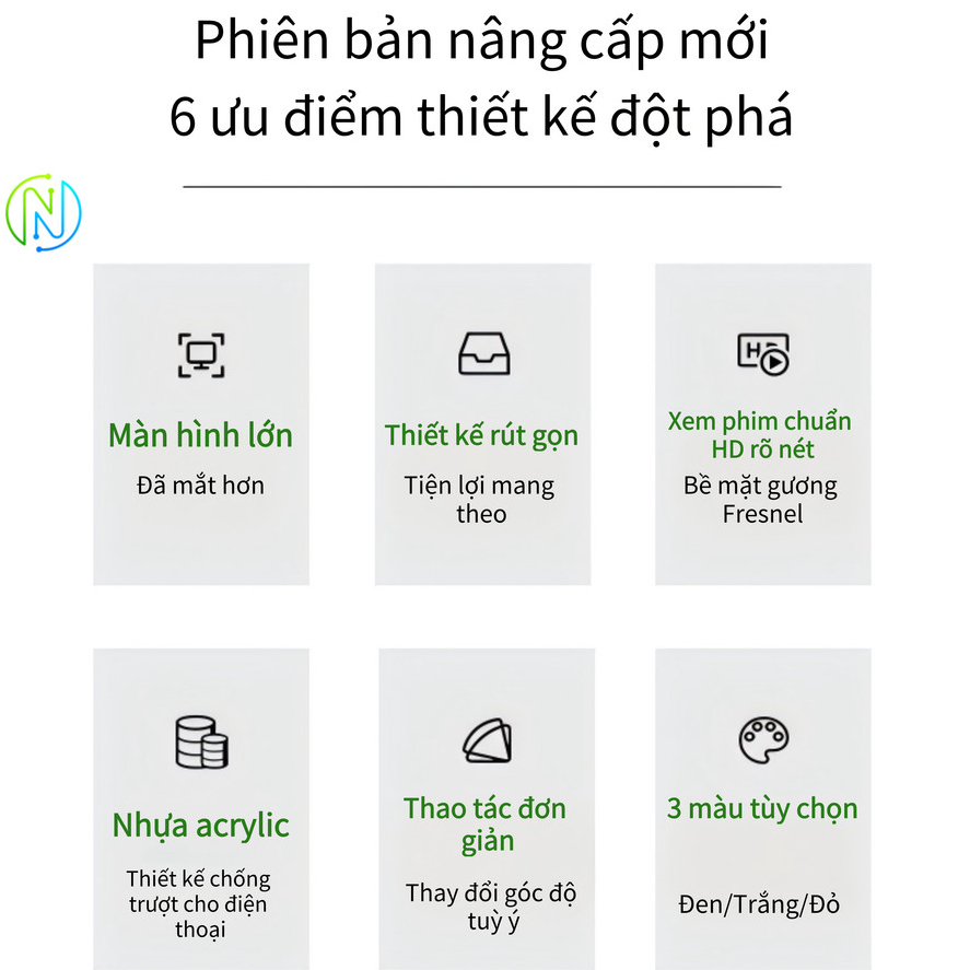 Điện thoại di động Máy tính để bàn Bộ khuếch đại màn hình Co giãn Giá đỡ điện thoại di động Màn hình 3d HD Kính lúp điện thoại di động