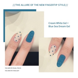 Bộ Gel trắng sữa sơn móng tay ANNIES Blue 12ml