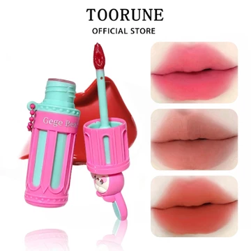 Gegebear Dễ thương, không trang điểm môi bùn Sữa cà phê Matte Lipstick Không trang điểm trông Công bằng tông màu da Son bóng Son bóng Son tint