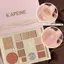 Bảng Phấn Mắt Đa Năng K 'APEINE Với Blush Matte Shimmer Long Lanh Thiết Kế Nổi Trang Điểm Tất Cả Trong Một