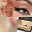 CẢM BIẾN BÊN Bảng Phấn Mắt 3 Màu Shimmery Hồng Khỏa Thân Pha Trộn Lâu Dài Trang Điểm Mắt