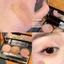 CẢM BIẾN BÊN Bảng Phấn Mắt 3 Màu Shimmery Hồng Khỏa Thân Pha Trộn Lâu Dài Trang Điểm Mắt