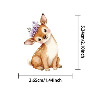 Bộ 50 Trong Suốt Dreamy Fairy Tale World Sticker Trang Trí Máy Tính Chống Thấm Nước Miếng Dán PET
