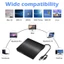 ECILY USB 3.0 Slim Bên Ngoài Dvd Drive Cd Writer Đầu Ghi Ổ Đầu Đọc Nhạc Ổ Đĩa Quang Cho Laptop Pc Dvd Đầu Ghi Dvd Portatil