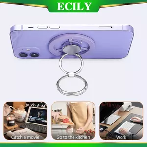 ECILY Mag / Nam châm an toàn Xoay 360 Giá đỡ điện thoại gấp Mag / Giá đỡ nhẫn đeo tay Netic cho giá đỡ điện thoại cho điện thoại