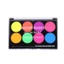 Bộ sơn toàn thân 8 màu UV Glow Face, Bảng trang điểm huỳnh quang Neon gốc nước, Sơn mặt chống độc hại an toàn cho Halloween, Tiệc, Cosplay, Lễ hội