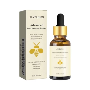 JAYSUING Advanced Bee Venom Serum 15ml, Serum chống lão hóa Triple Action với Peptide, Niacinamide & Hyaluronic Acid, Serum dưỡng ẩm làm săn chắc da mặt