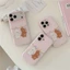 IPhone 17 Pro Max Móc treo hình gấu con vật liệu TPU Vỏ điện thoại xử lý IMD