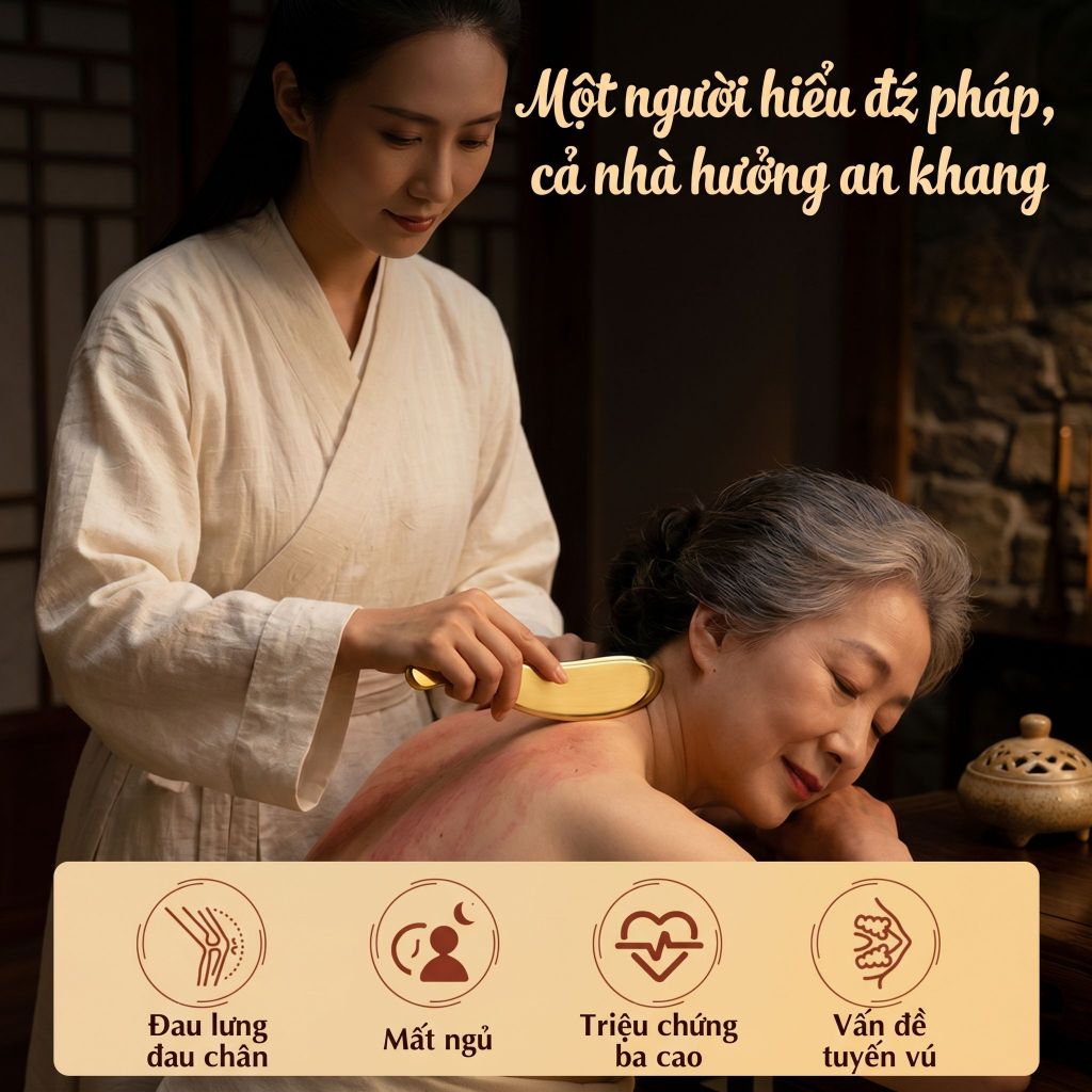 Tấm Cạo Gió Đồng Nguyên Chất - Bảng Cạo Gió Chính Hãng Toàn Thân Đa Năng Hộ Gia Đình - Cạo Gió Lưng Cột Sống Cổ Tử Cung Hổ Talisman