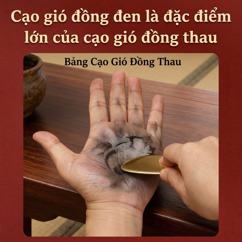 Tấm Cạo Gió Đồng Nguyên Chất - Bảng Cạo Gió Chính Hãng Toàn Thân Đa Năng Hộ Gia Đình - Cạo Gió Lưng Cột Sống Cổ Tử Cung Hổ Talisman
