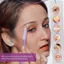 Bộ 3 Dao Cạo Da Mặt & Lông Mày, Dụng Cụ Tháo Dermaplaning Cho Mặt, Dụng Cụ Tạo Hình Lông Mày & Tẩy Tóc Có Vỏ Chính Xác