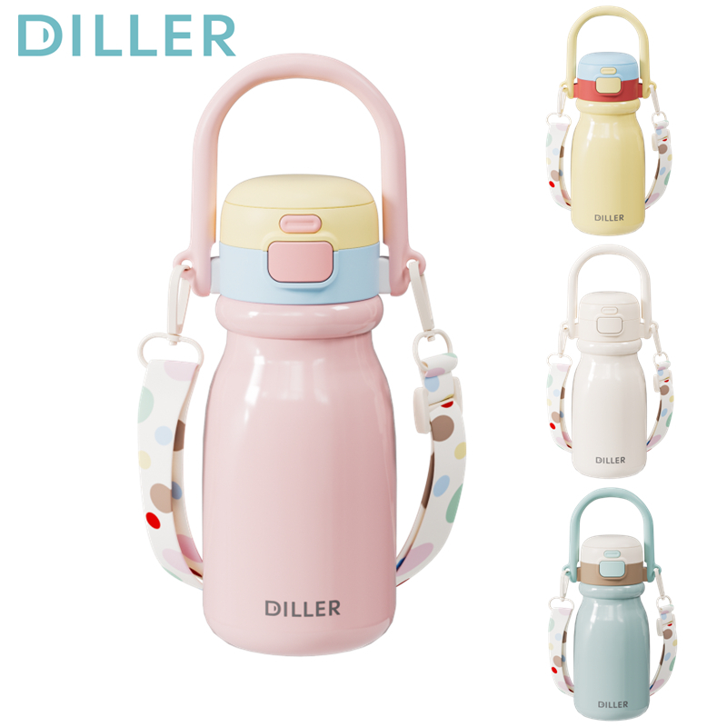 Bình giữ nhiệt Diller Ace - Giữ lạnh hoặc nóng, Thép không gỉ 316, Chống rò rỉ 520ml D9327