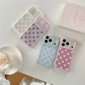 Ốp điện thoại chất liệu Acrylic iPhone 17 Pro Max Dot pattern