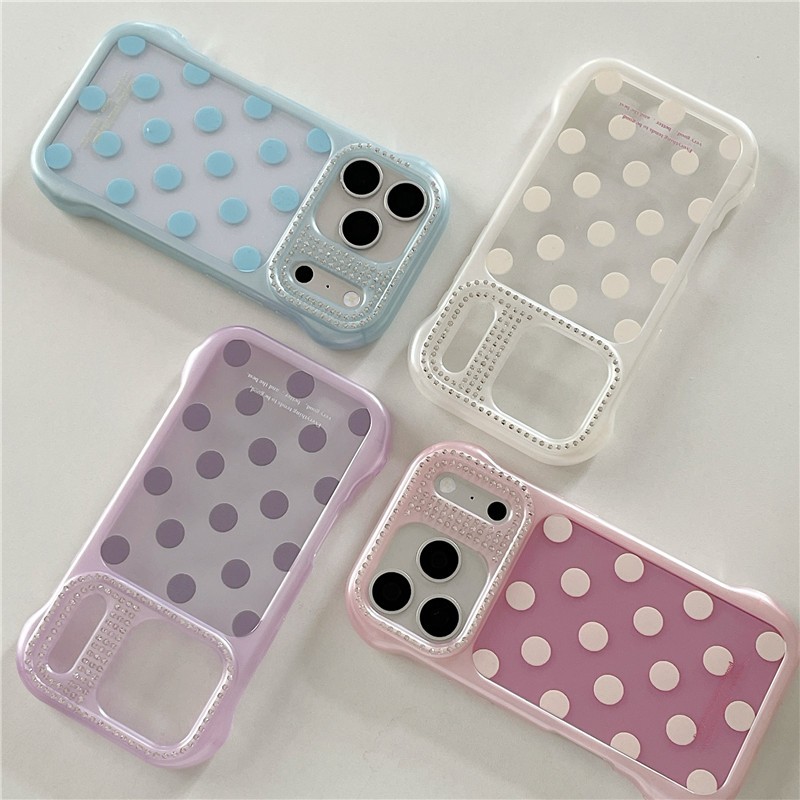 Ốp điện thoại chất liệu Acrylic iPhone 17 Pro Max Dot pattern