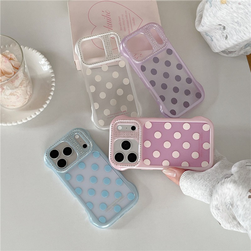 Ốp điện thoại chất liệu Acrylic iPhone 17 Pro Max Dot pattern