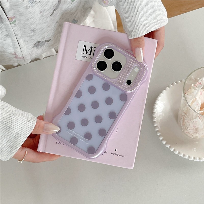 Ốp điện thoại chất liệu Acrylic iPhone 17 Pro Max Dot pattern
