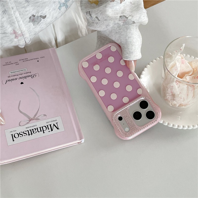 Ốp điện thoại chất liệu Acrylic iPhone 17 Pro Max Dot pattern